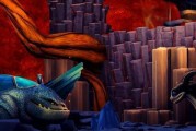 《驯龙战机3D》游戏中的飞龙星光和林精