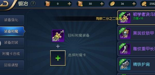 《倾国之怒》游戏锻造强化系统详解（掌握锻造强化）